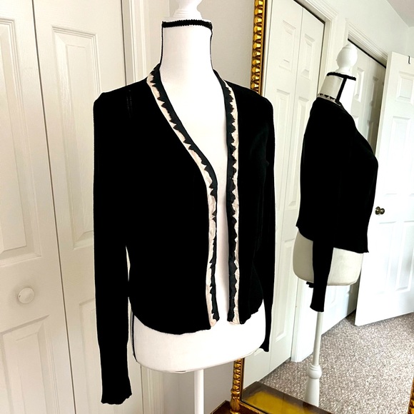 Viviana Uchitel Made in Argentina Cashmere Blend Open Sweater. Size Small - Picture 2 of 8